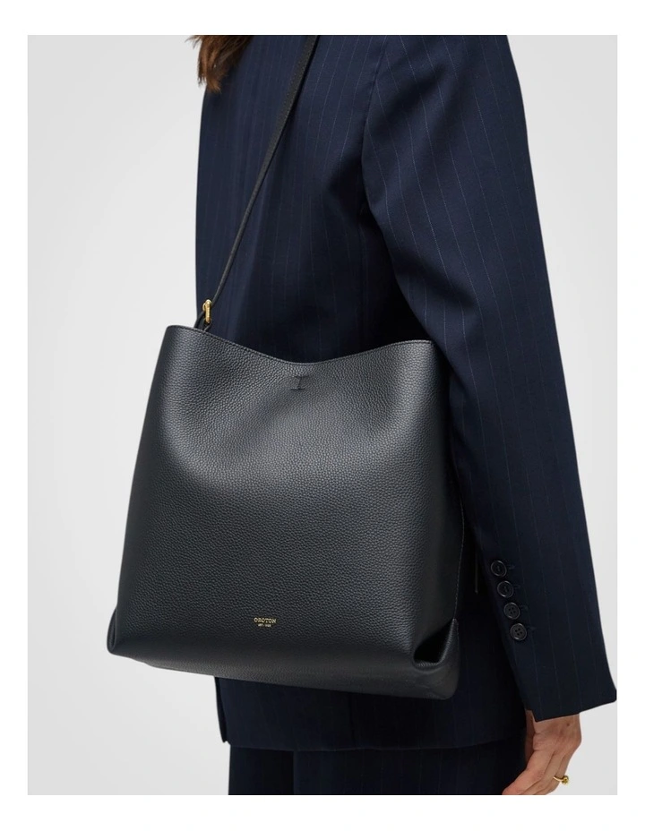 Margot Hobo Bag in Black image 5