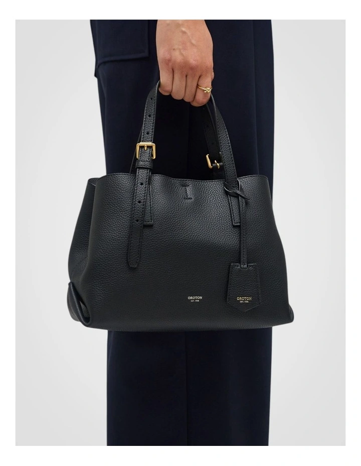 Margot Mini Day Bag in Black image 6