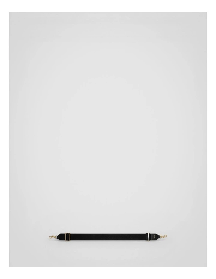 Logo Bag Strap in Black image 2