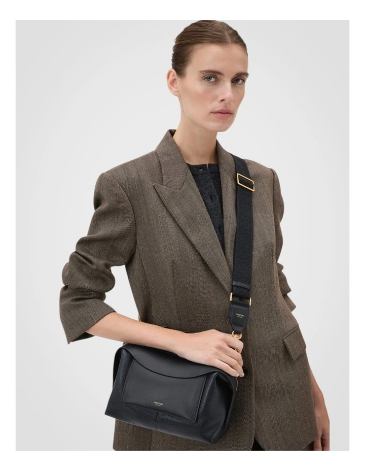 Logo Bag Strap in Black image 4