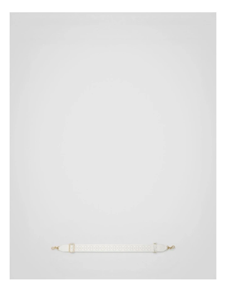 Logo Bag Strap in Ecru/Cream image 2