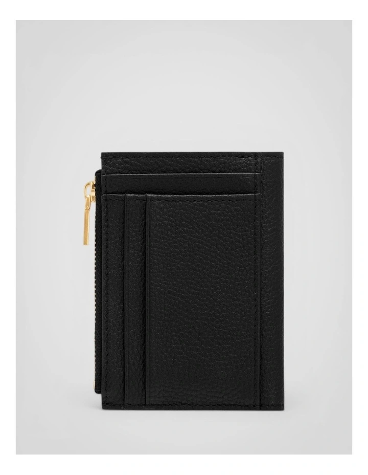 Margot Mini 10 Credit Card Zip Wallet in Black image 2