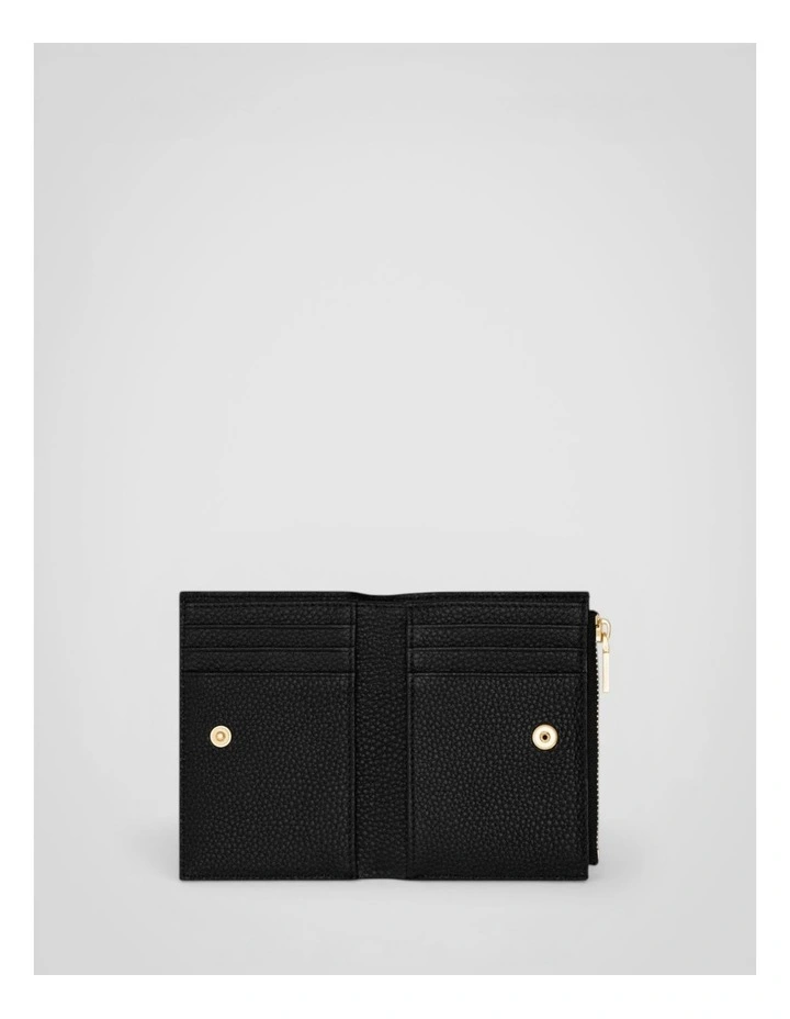 Margot Mini 10 Credit Card Zip Wallet in Black image 3