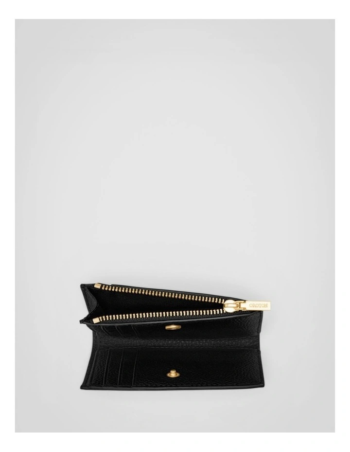 Margot Mini 10 Credit Card Zip Wallet in Black image 4