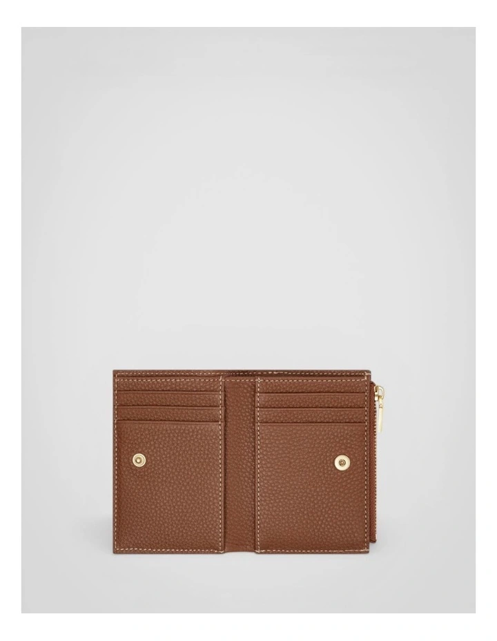Margot Mini 10 Credit Card Zip Wallet in Whiskey image 3