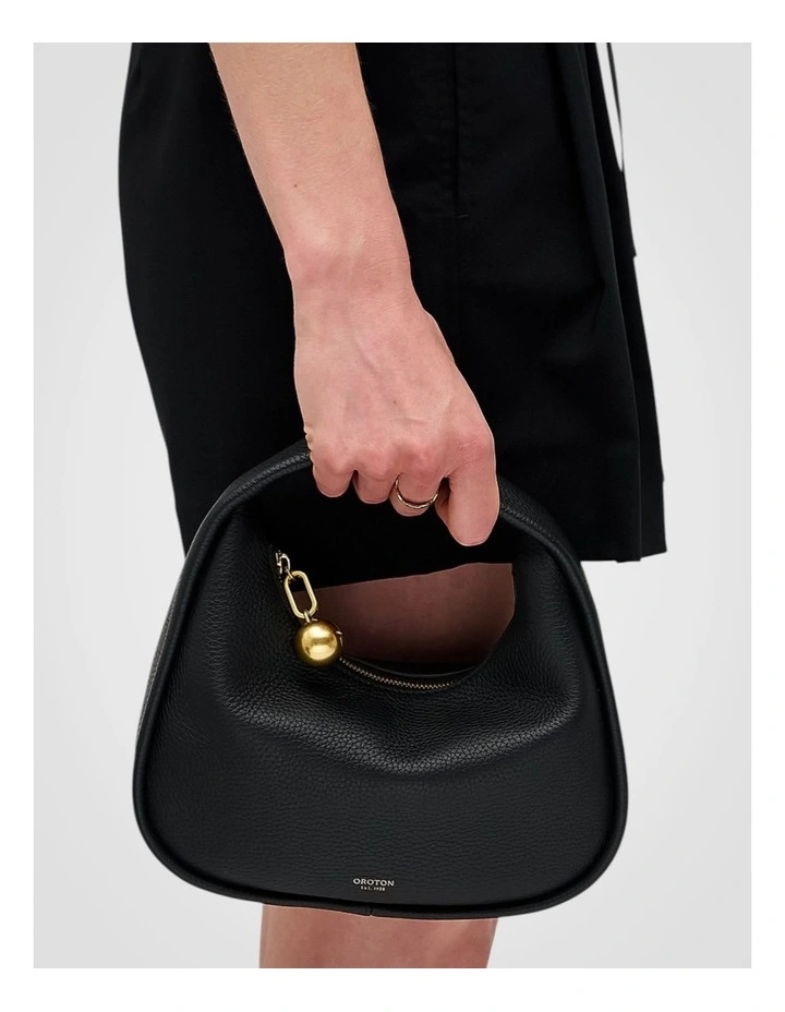 Clara Mini Bag in Black image 5