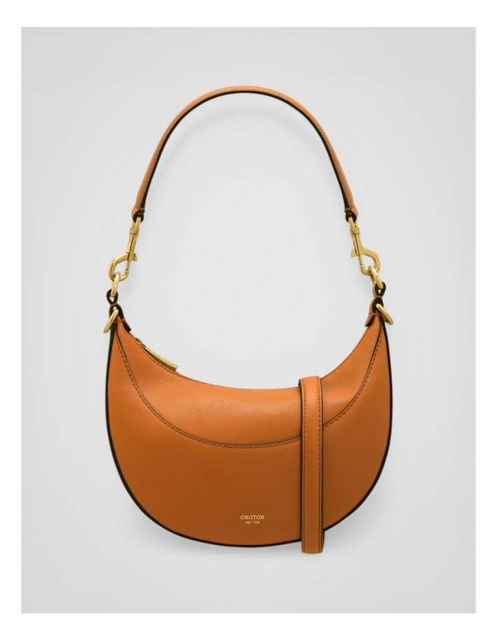 Florence Small Shoulder Bag in Cognac image 1