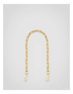 Isla Short Chain Strap in Gold