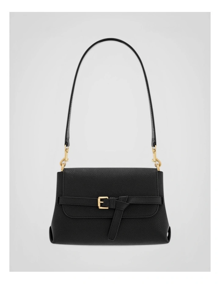 Margot Small Top Handle Bag in Black image 1