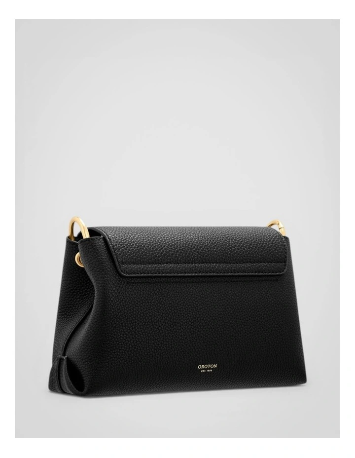 Margot Small Top Handle Bag in Black image 2