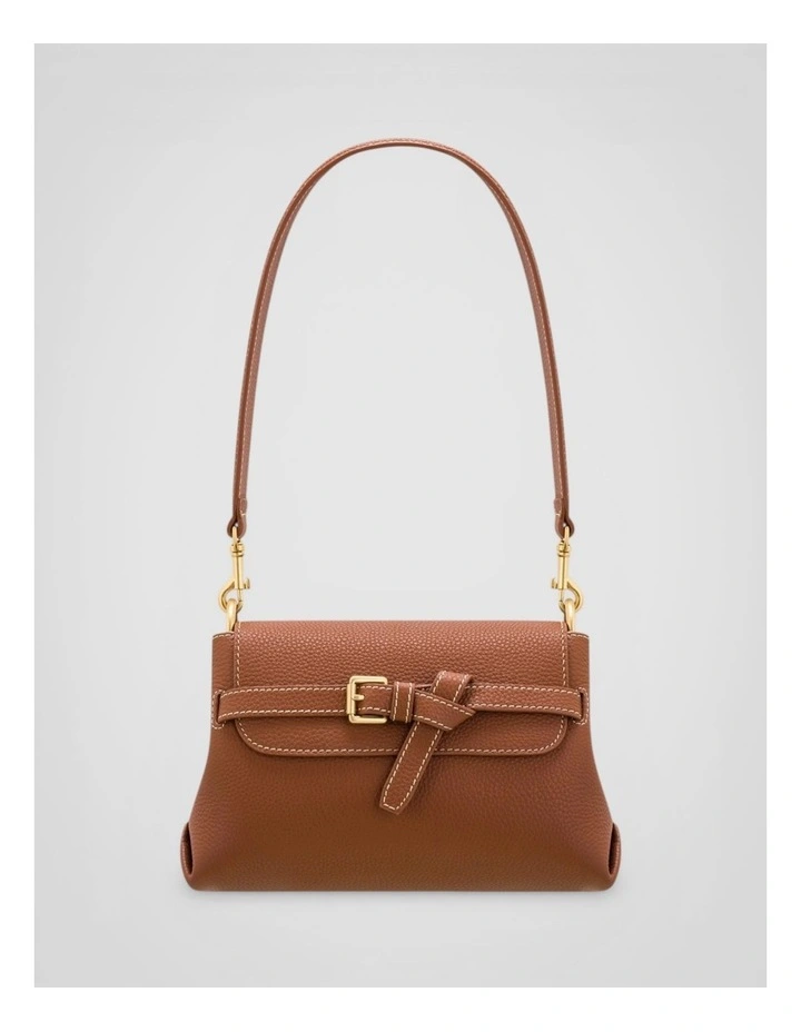 Margot Small Top Handle Bag in Whiskey image 1