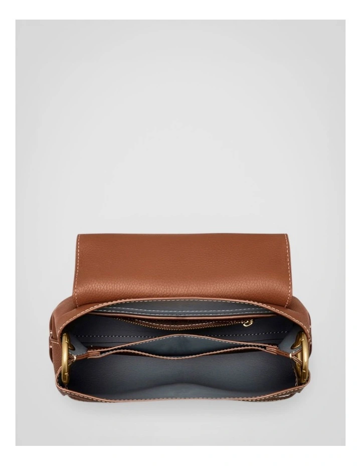 Margot Small Top Handle Bag in Whiskey image 3