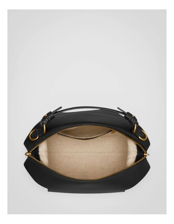 Mica Bowler Bag in Black image 3