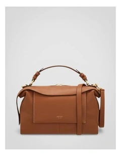Mica Bowler Bag in Brandy