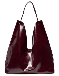 Avery Tote Bag in Burgundy