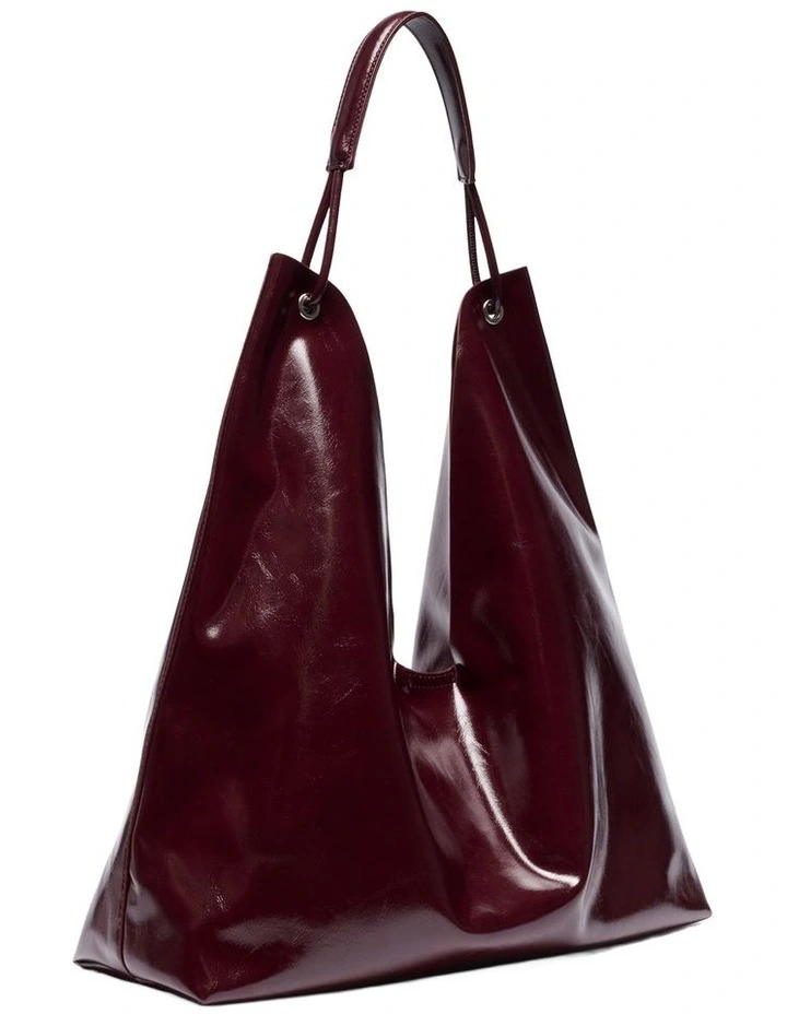 Avery Tote Bag in Burgundy image 2