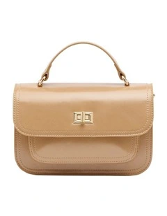 Mavis Top Handle Bag in Natural