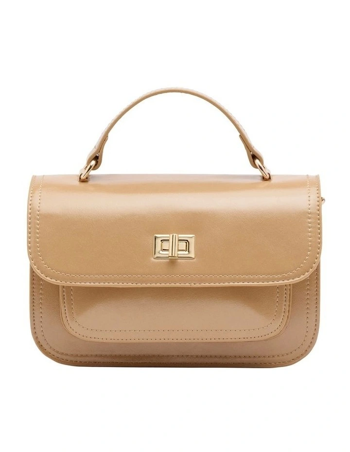 Mavis Top Handle Bag in Natural image 1