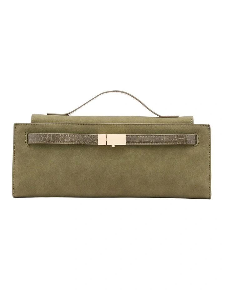 Isabel Clutch in Olive image 1