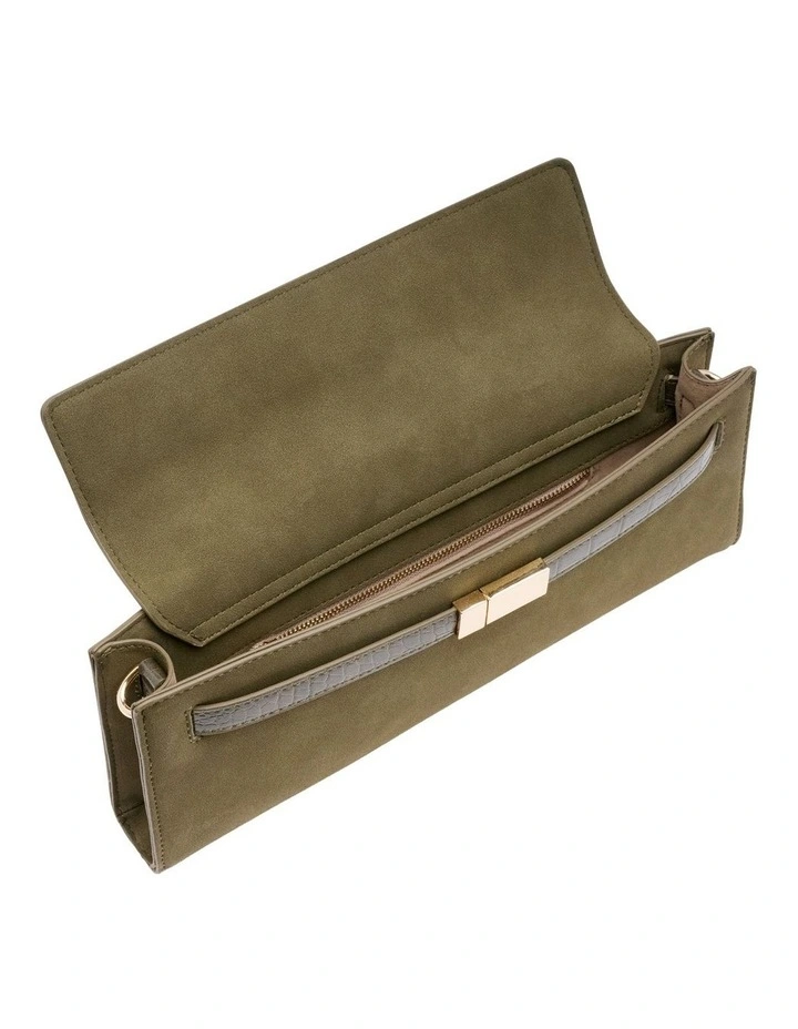 Isabel Clutch in Olive image 4