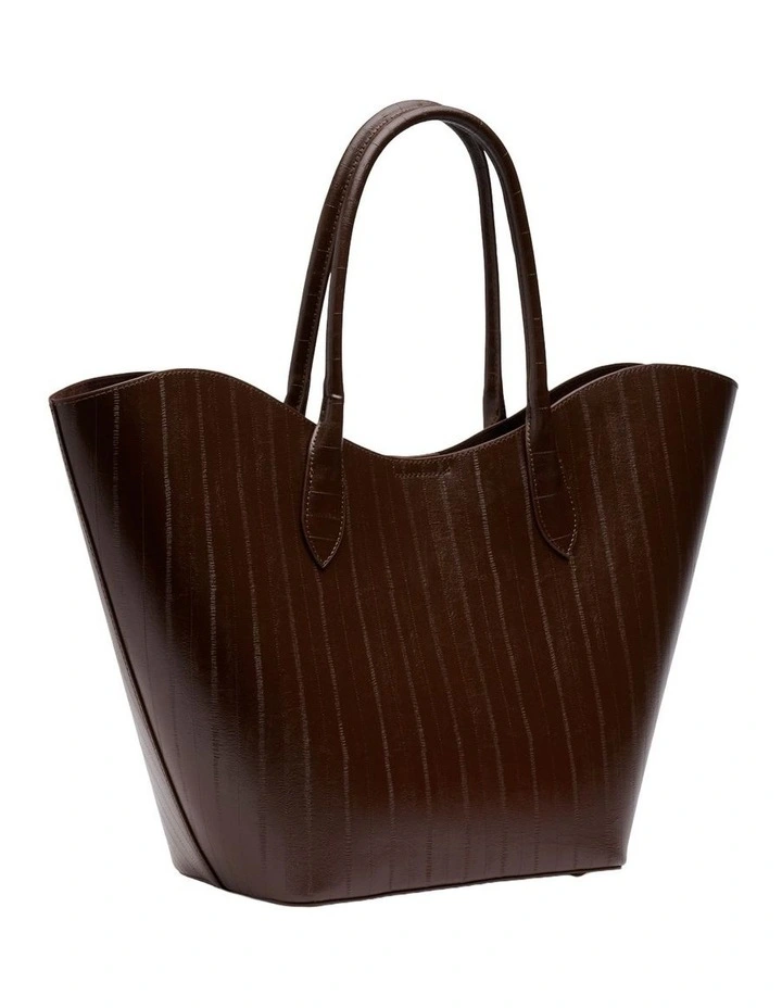 Chiara Large Tote Bag in Brown image 2