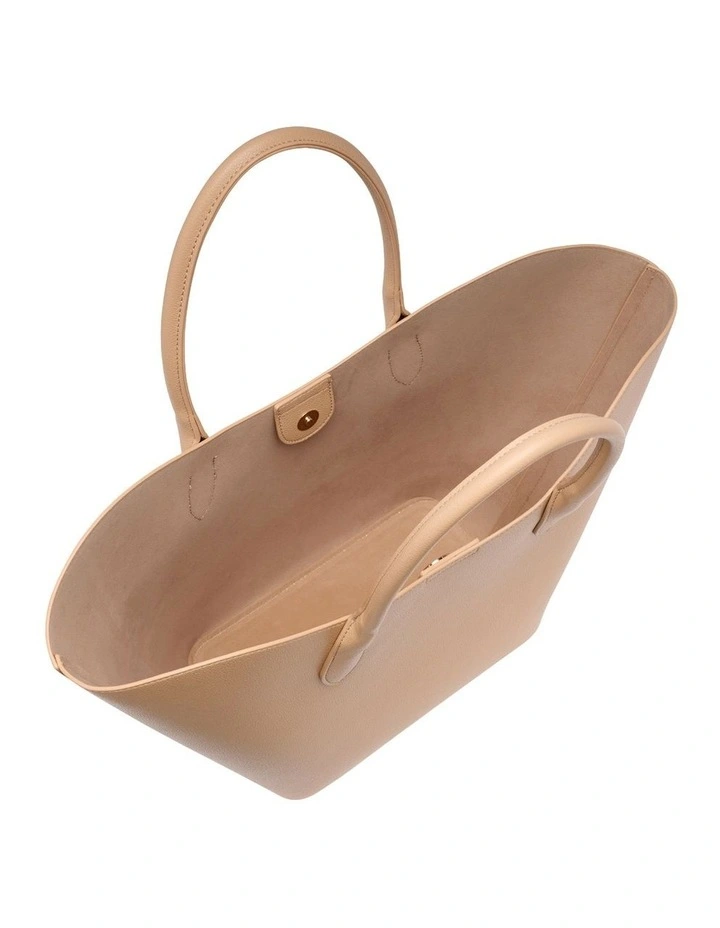 Chiara Large Tote Bag in Natural image 4