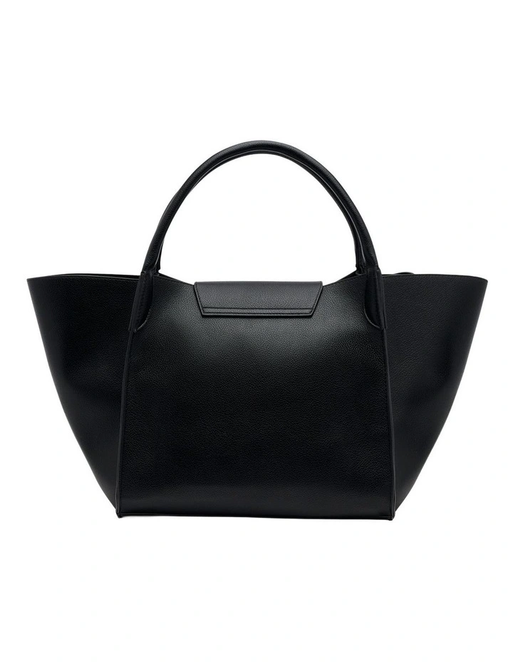 Violet Tote Bag in Black image 3