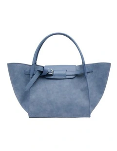 Violet Tote Bag in Blue