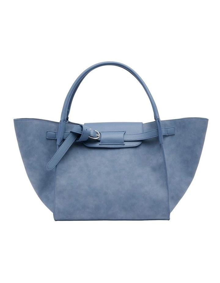 Violet Tote Bag in Blue image 1