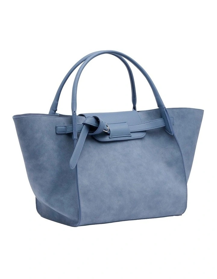 Violet Tote Bag in Blue image 2