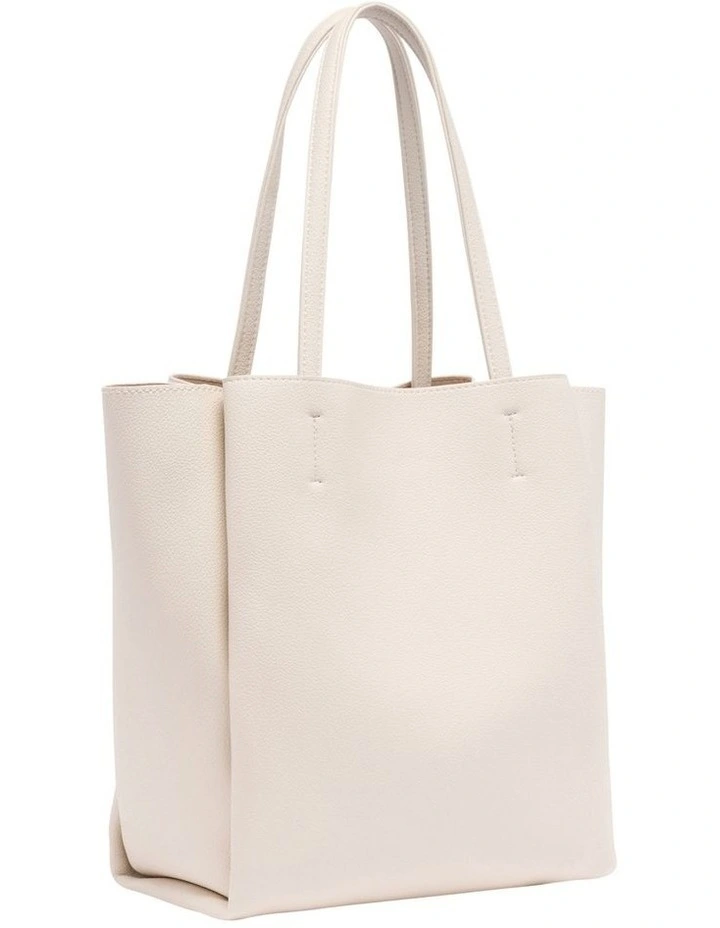 Sloane Tote Bag in Cream image 2