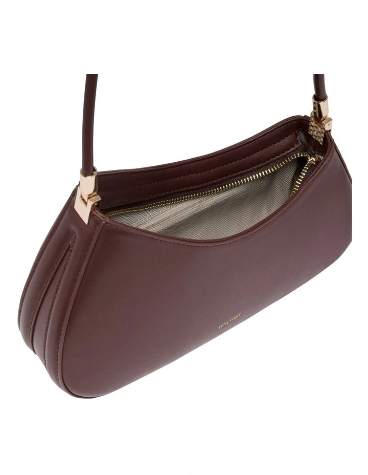 Sadie Shoulder Bag in Chocolate image 3