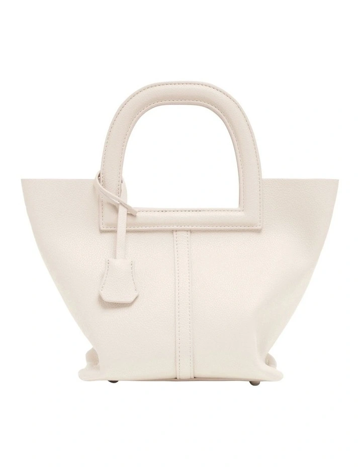 Leo Top Handle Bag in Cream image 1
