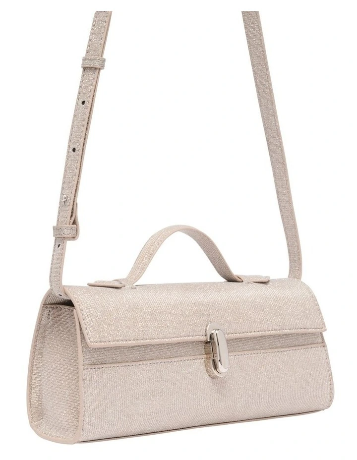 Clea Top Handle Bag in Rose Gold image 2