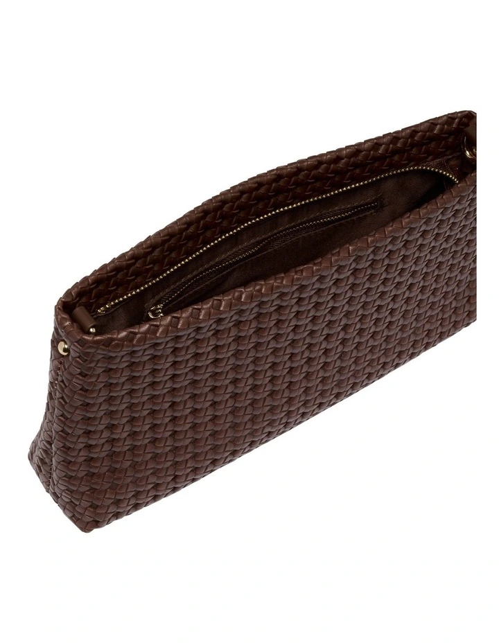 Lila Crossbody Bag in Chocolate image 4