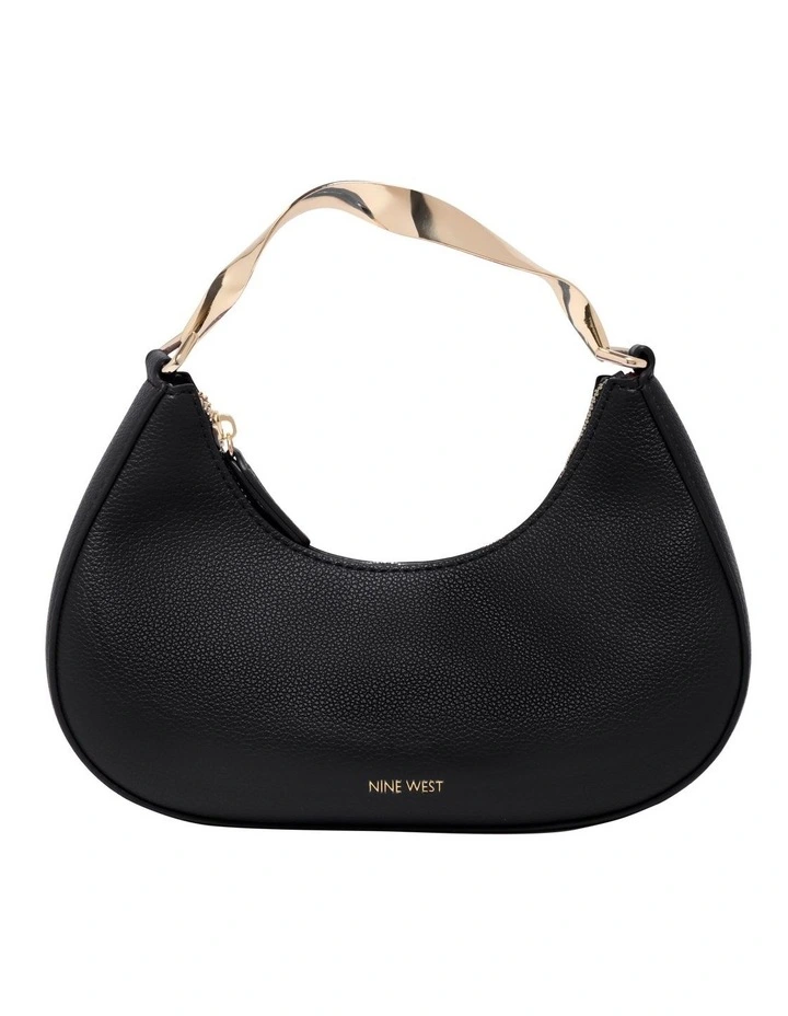 Camille Top Handle Bag in Black image 1
