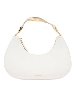 Camille Top Handle Bag in White