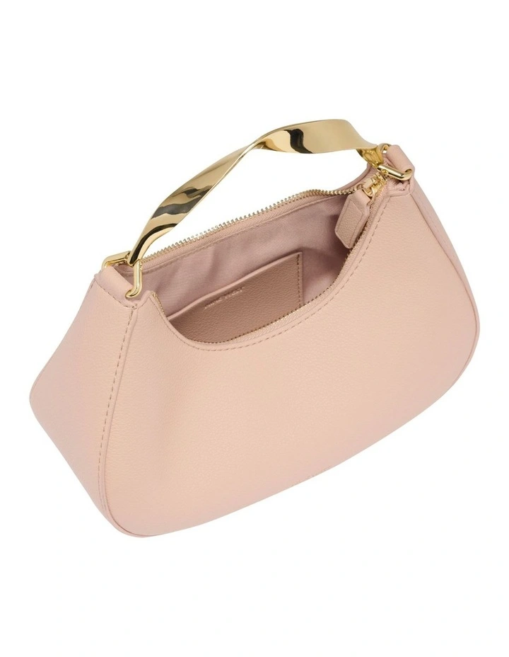 Camille Top Handle Bag in Nude image 4