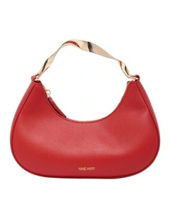 Camille Top Handle Bag in Red