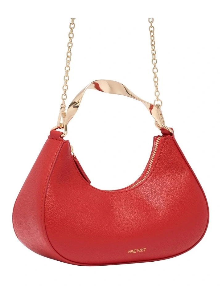 Camille Top Handle Bag in Red image 2