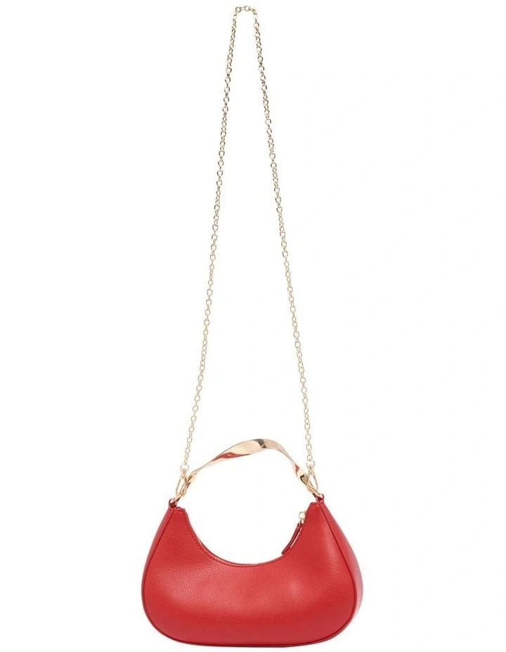 Camille Top Handle Bag in Red image 3
