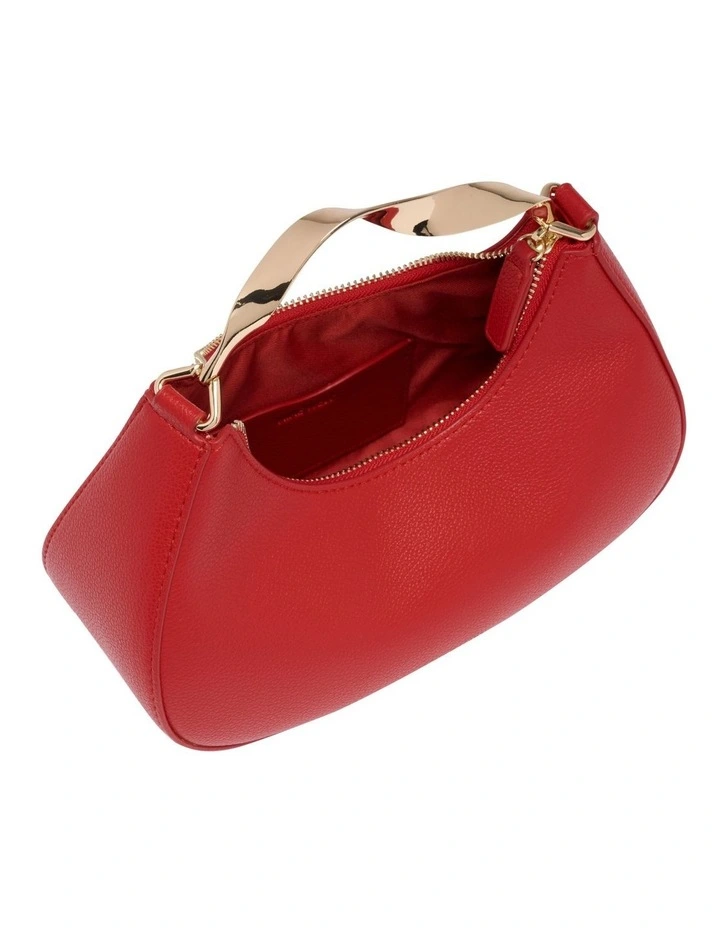 Camille Top Handle Bag in Red image 4