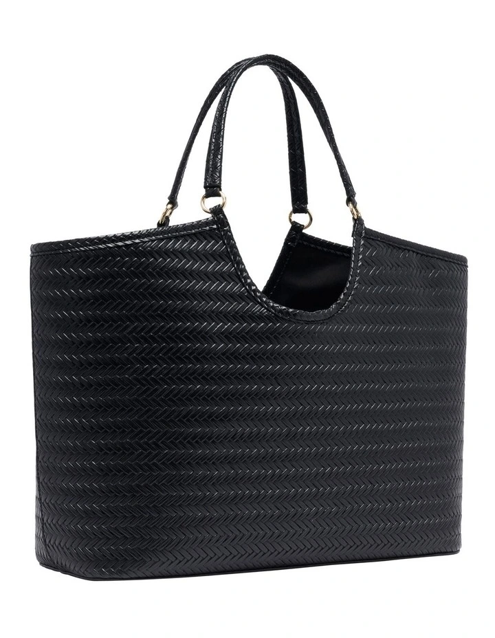 Harper Tote Bag in Black image 2