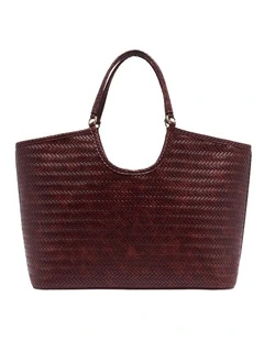 Harper Tote Bag in Wine