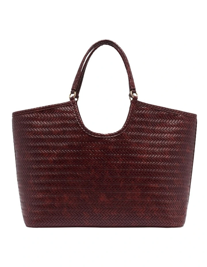 Harper Tote Bag in Wine image 1