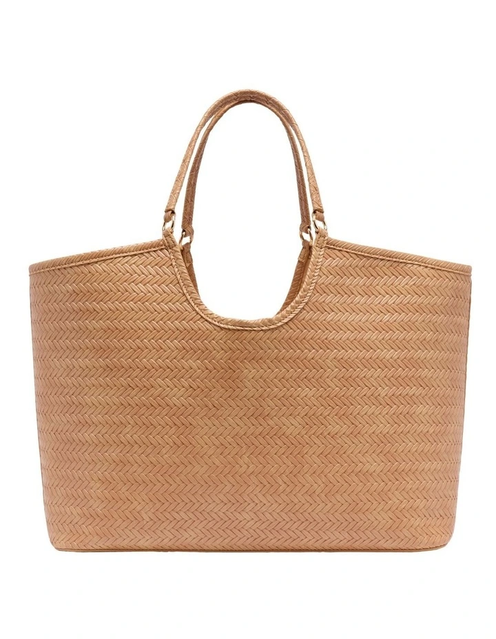 Harper Tote Bag in Natural image 3