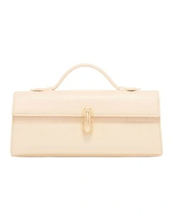 Clea Top Handle Bag in Cream
