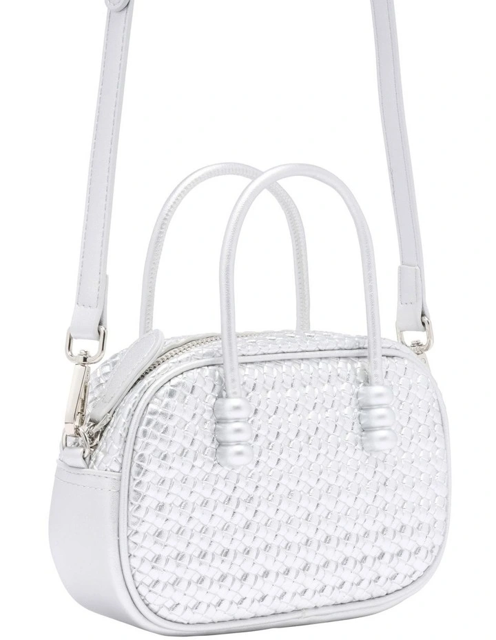 Hart Top Handle Bag in Silver image 2