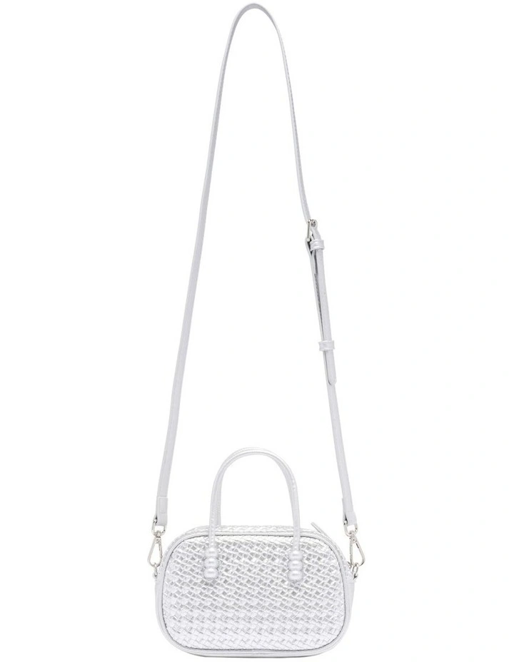 Hart Top Handle Bag in Silver image 3