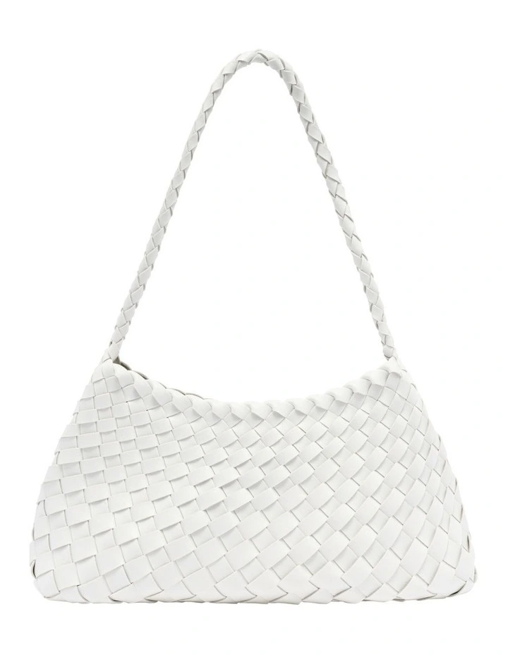 Willow Shoulder Bag in White image 3